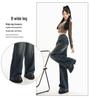 Women's Plus Size High Waist Retro Wide Leg Denim Pants - Early Autumn 2024
