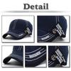 English CA620 [White Fang] Cap, Anchor, Logo, Letters, Hat, Sports, Running, Outdoor, Men's, Women's, (Navy)