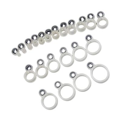 O Rings Fishing Accessories Fishing Line Guide Rings Rod Guide Rings Easy Installation Fishing Rod Wire Ceramic Rings