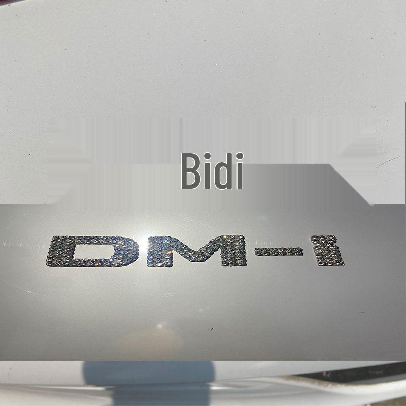 BYD Qin Yuan Dolphin Seal Destroyer Emblem Rhinestone Car Sticker