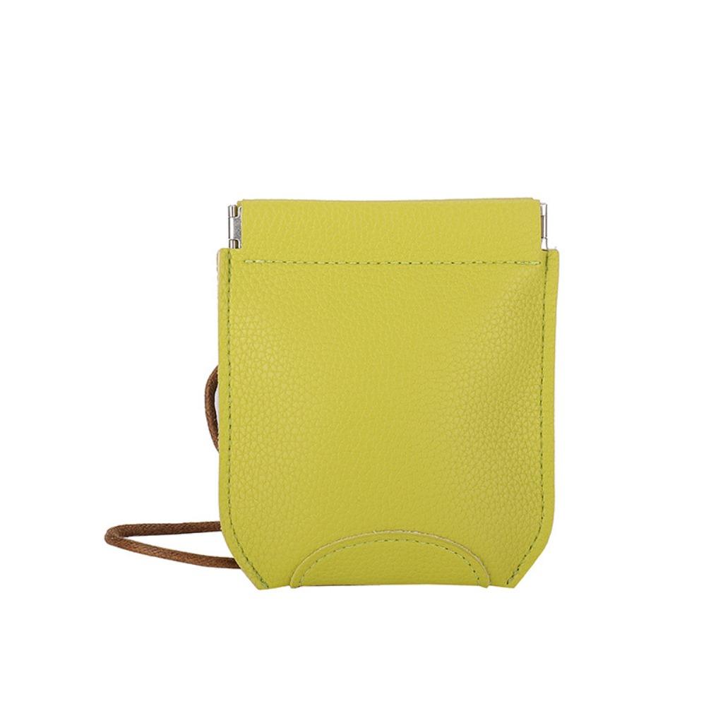 PU Leather Shoulder Bag Solid Color Coin Purse New Crossbody Bag