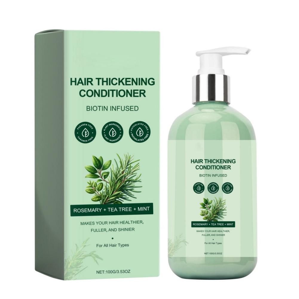 Hair Thickening Conditioner Rosemary Tea Tree Mint Extract Make Hair Healthier Fuller Shinier