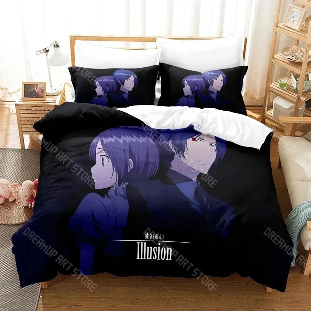 3D-Druck Anime HITMAN REBORN Bettwäsche-Set Jungen Mädchen Twin Queen-Size-Bettbezug Kissenbezug Bett Kinder Erwachsene Heimtextilien