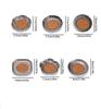 Weaved lotus tea cup coaster, vintage alloy coaster, heat-resistant tea cup coaster, suitable for home and office use