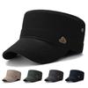 Men's Flat Top Cotton Sun Hat