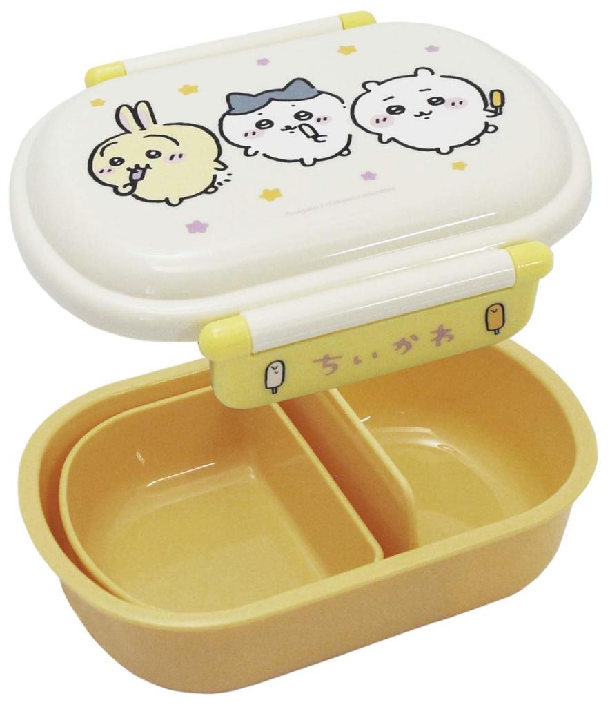 Skater Lunch Single Made In Japan Children's Box, Tier, 360ml, Dome-Shaped, Chiikawa, Antibacterial, (QAF2BAAG-A)