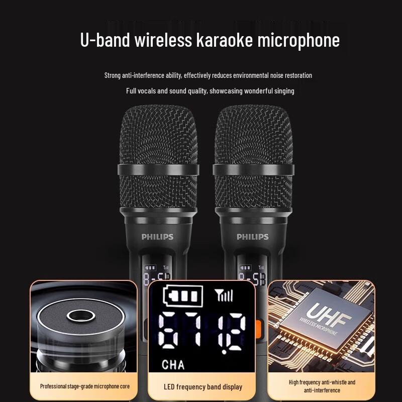 Philips SD180T All-in-One Portable Karaoke & Performance Speaker