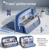 Premium Large-Capacity Magnetic Pencil Case: Unique Stand-Up Design for Primary School Students