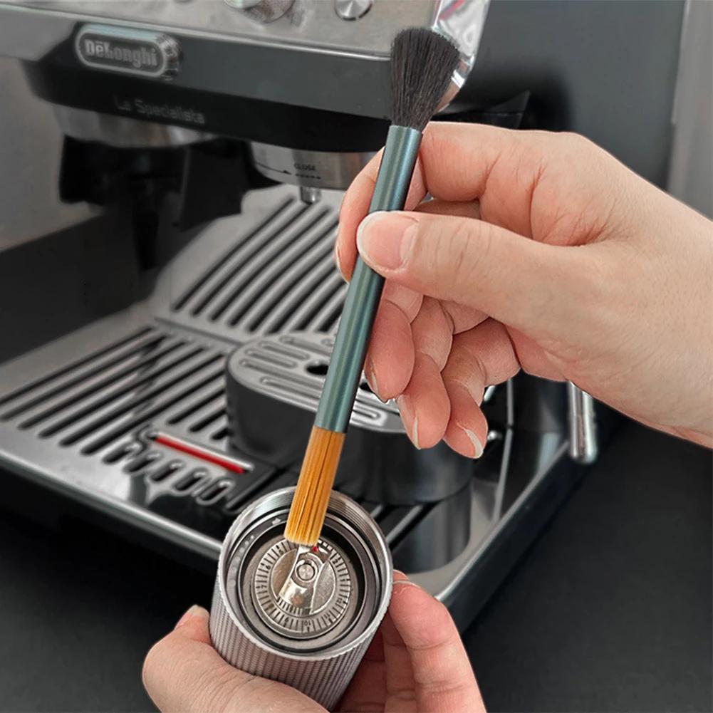 Coffee Grinder Cleaning Brush Dusting Espresso Accessories for Home Barista Kitchen Tool Wood Handle Machine Brushes