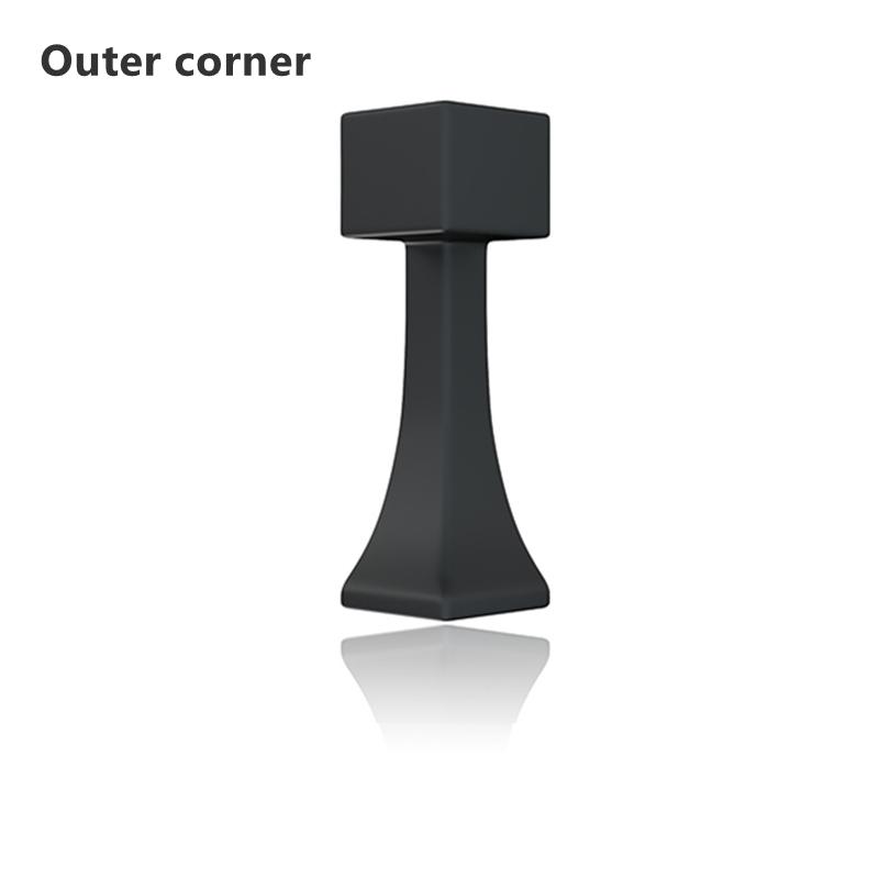 0.5m/1m H40/50/65mm LED Baseboard Bar Light Aluminium Profile Channel Metal Wall LED Skirting for Corridor Strip Linear Lamp