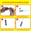BEPAN Digital Meat Thermometer with Food Cooking BBQ Probe for Water Milk Oil Oven Temperature Measurement, Digital with 0.1 Accuracy