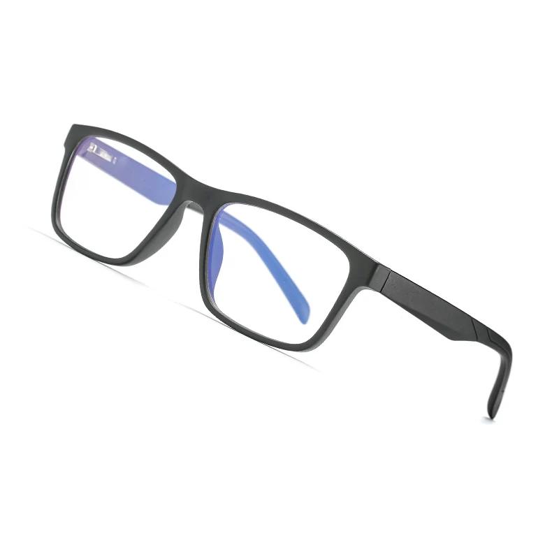 

Сверхлегкие очки TR90 с защитой от синего света, мужские квадратные очки с оправой для компьютера, прозрачные очки для женщин, UV400 C5Black