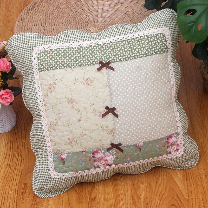 2pcs Cotton Quilted Backrest Cover Soft and Skin Friendly Sofa Cushion Cover Modern and Simple Breathable Backrest Without Core