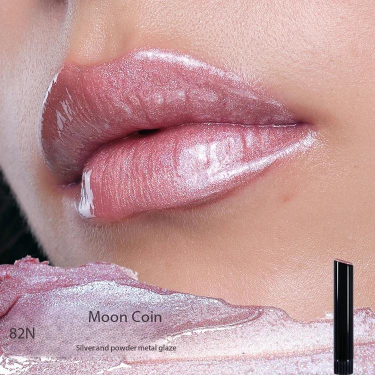Kaleidos Lip Gloss Mirror Matte Glitter Gothic Lip Glaze Moist Shimmer Nude Punk Dark Lipstick High Colors Lasting Lip Makeup