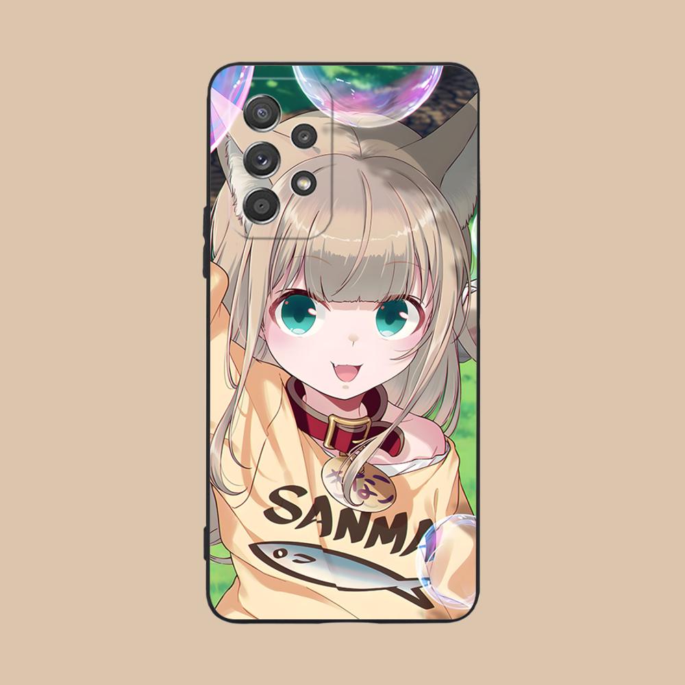 Anime Kinako Hara Mobile Phone Case for Samsung Galaxy A56 55 54 53 52 51 36 35 34 23 16 15 5G Colorful Cover Cover Pretty