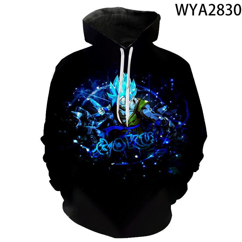 Cartoon Anime Boy Girl Kids Dragon Long Sleeve Sweatshirts DBZ 3D Printed Hoodies Pullover Men Women Children Streetwear Jacket