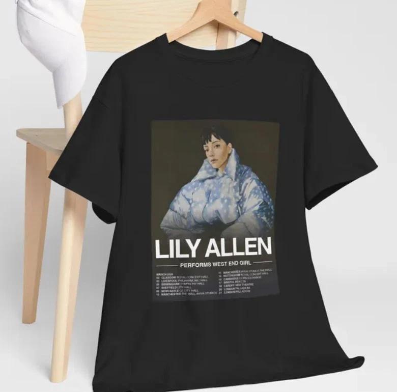 

Унисекс Футболка Lily Allen West End Girl Tour 2026, Футболка в подарок фанату музыки 4XL