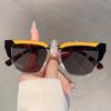 Fashion Leopard Sunglasses Square Trendy Design Women Sun Glasses Oversize Decoration Shades for Travelling Driving