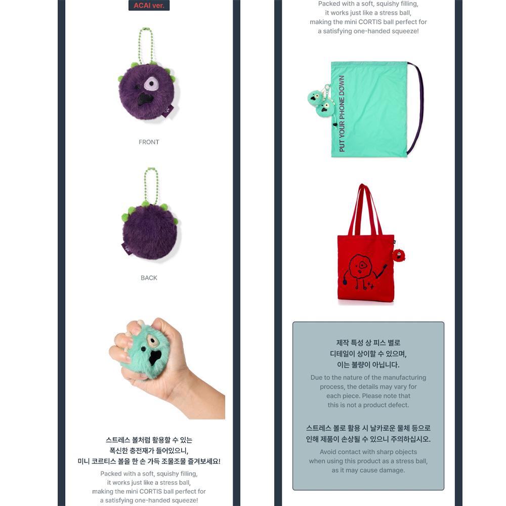 [PRE-ORDER] Mini CORTIS Ball Keyring 26 CORTIS TOUR PUT YOUR PHONE DOWN MD