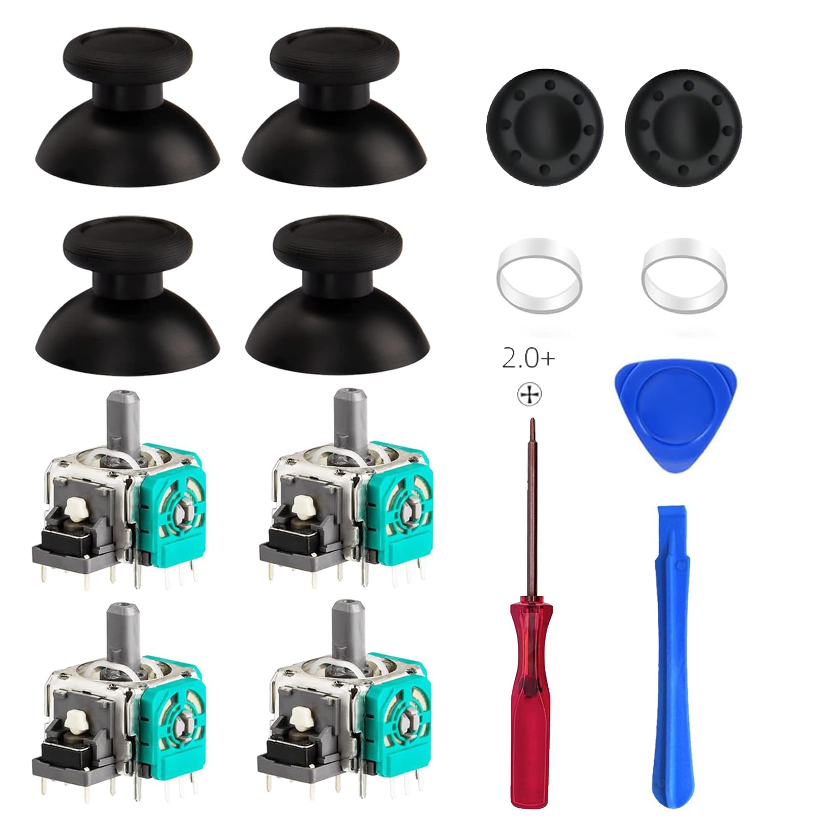 

Switch Pro Controller Repair Kit, 15-in-1, 3-Piece