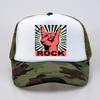 Unisex Women Rock Baseball Caps Fashion Summer Rock Cap Cool Mesh Net Trucker Cap Casual Adjustable Snapback Hats