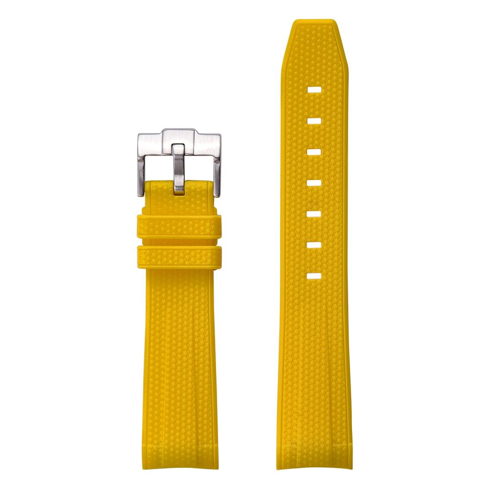 

Premium Multi Color 20mm Curved Lug End TPU Rubber Watch Band Strap For Moonwatch Planet Watch 20mm