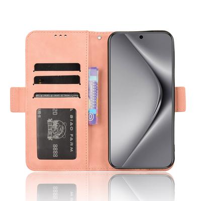 For Huawei Pura 70 Leather Case Multiple Card Slots Mobile Phone Cover