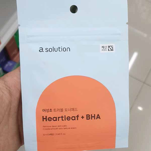 ASolution Houttuynia Cordata Trouble Toner 4 12ml