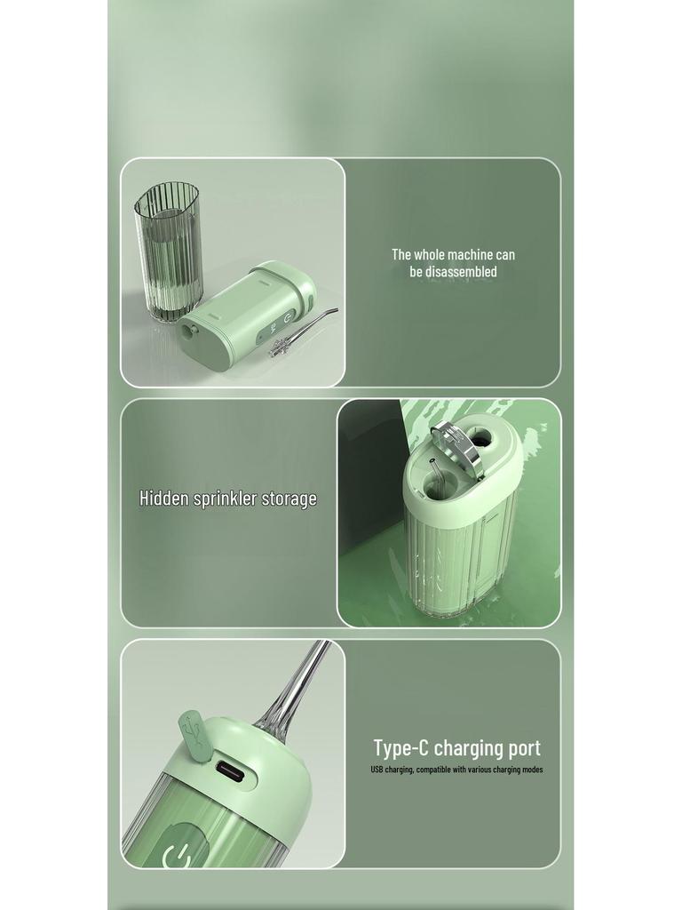 Portable Electric Water Flosser for Adults - Oral Irrigator and Teeth Cleaner