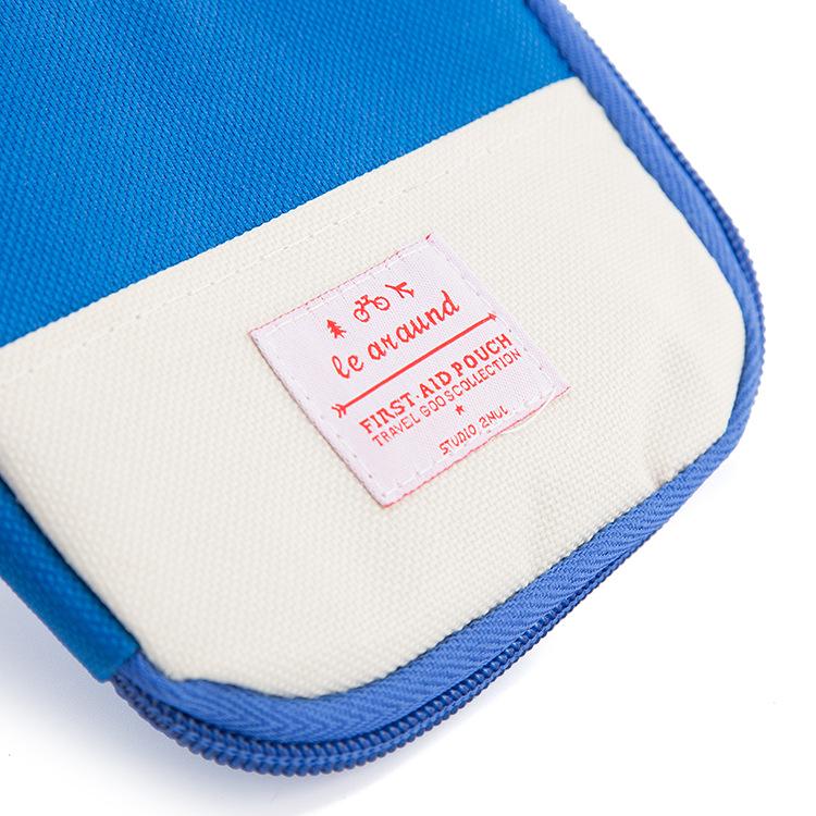 Compact Travel Medicine Storage Bag - Mini Pocket Pill Organizer