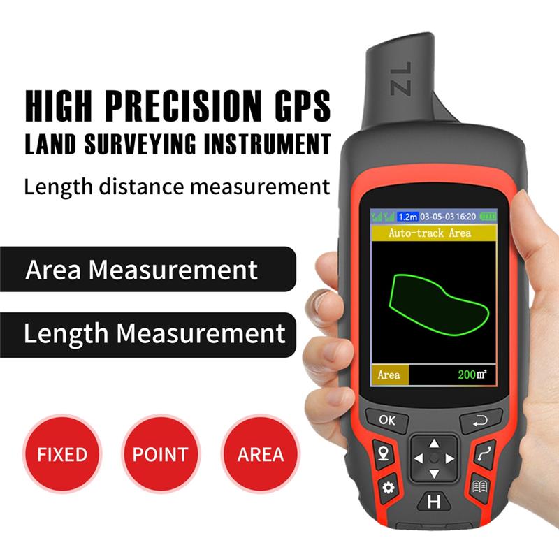 A25F-ZL166 GPS Handheld Land Meter High Precision For Ranches, Garden, Farmland Area Measurement GPS Land Surveying Equipment