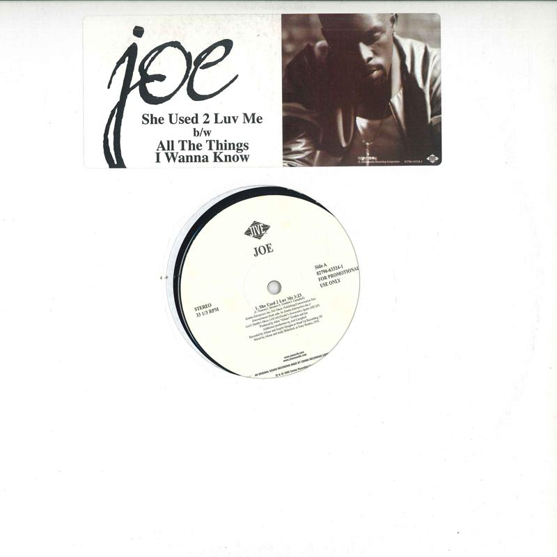 

12inch Record JOE - She Used 2 Luv Me 82796633241 Jive 2005 US Rap & Hip-Hop/R&B Used