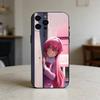 M-Mirai N-Nikki Gasai Yuno Anime Phone Case For iPhone 17,16,15,14,13,12,11 Plus,Pro,Max,Mini Silicone black Soft Cover