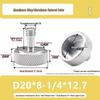 1/4 Aluminum Alloy Hand-Tightened Drone Gimbal Adjustment Screw