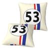 Herbie, Number 53 2 Pcs Square Pillowcase Pillow Cover Cushion Decor Comfort Throw Pillow For Home Car