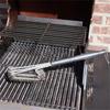 Grill Cleaning Brush BBQ tool Grill Brush 3 Stainless Steel Brushes In 1 Provides Effortless Cleanin pizza furnace stove brush