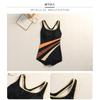 Swimming Suit Female One-piece Boxer Shows Slimming Covering Belly Sexy Conservative Vest Pool Competitive Swimsuit