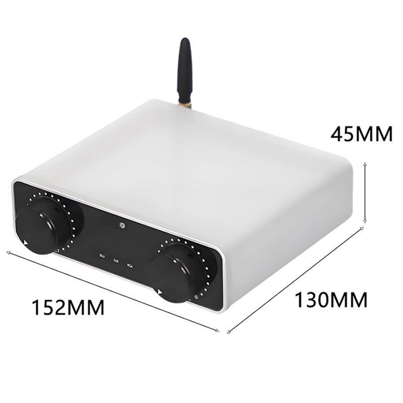 ABNR D325S HFI Desktop DAC AMP Headphone Amplifier 300W X 2 QCC3084 RCA XLR Bluetooth SBC/AAC/APTX/APTX-LL/LDAC