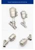 304 Stainless Steel Pneumatic Threaded Plastic Head Angle Seat Valve
