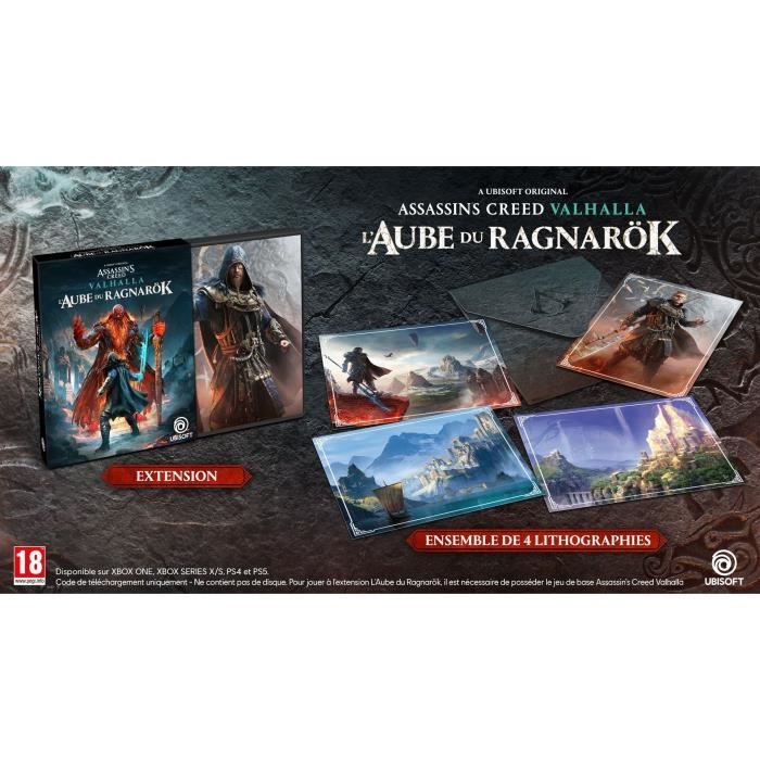 Assassin's creed valhalla extension l'aube du ragnarok jeu ps5