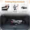 4 Wheels Pet Stroller, Foldable Cat And Dog Stroller with Mesh Windows, Cup Holder, Storage Basket, Breathable Pet Strolling Cart Holds Up To 22lbs