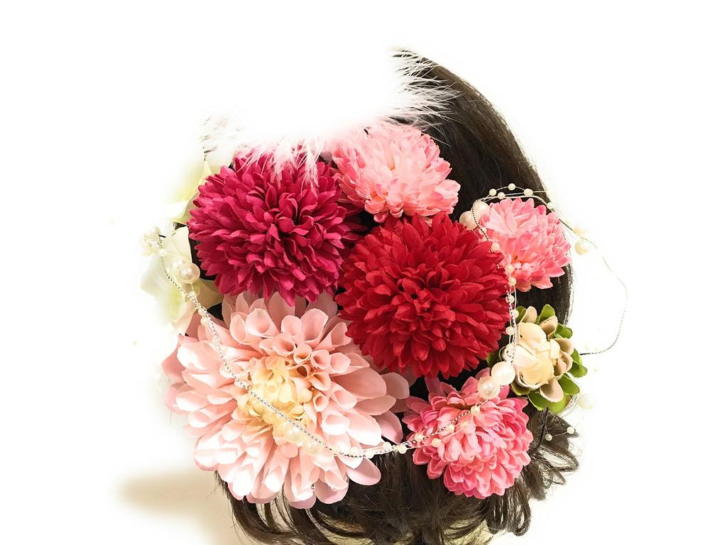 Luxurious Pink Maiden Set Hairpin Graduation Hair Yukata Hair Ornament Accessories Accessories In Case Princess Romantic 10-piece Flower Wedding,