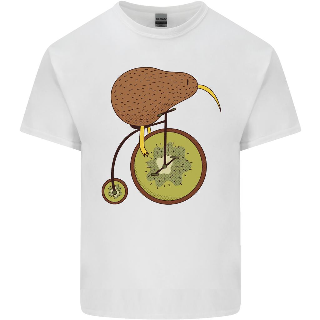 Funny Cycling Kiwi Bicycle Bike Unisexs Light Cotton TShirt