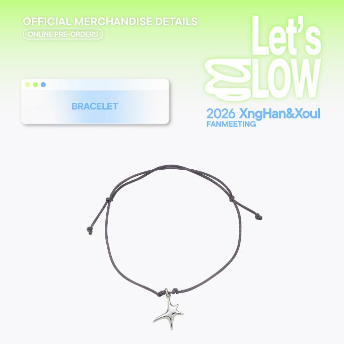 Предзаказ 2026 XngHan&Xoul Фанмитинг Браслет Let’s Glow