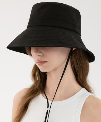 Tatiana Essential Strap Wide Bucket Hat Ht8214 Black
