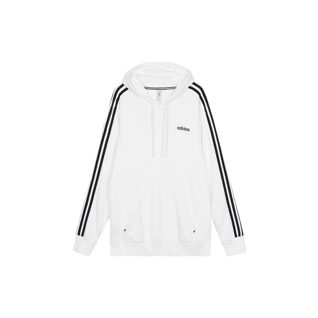 Adidas Neo Casual Sport Hoodie with Side Stripes Men Tops White H53023