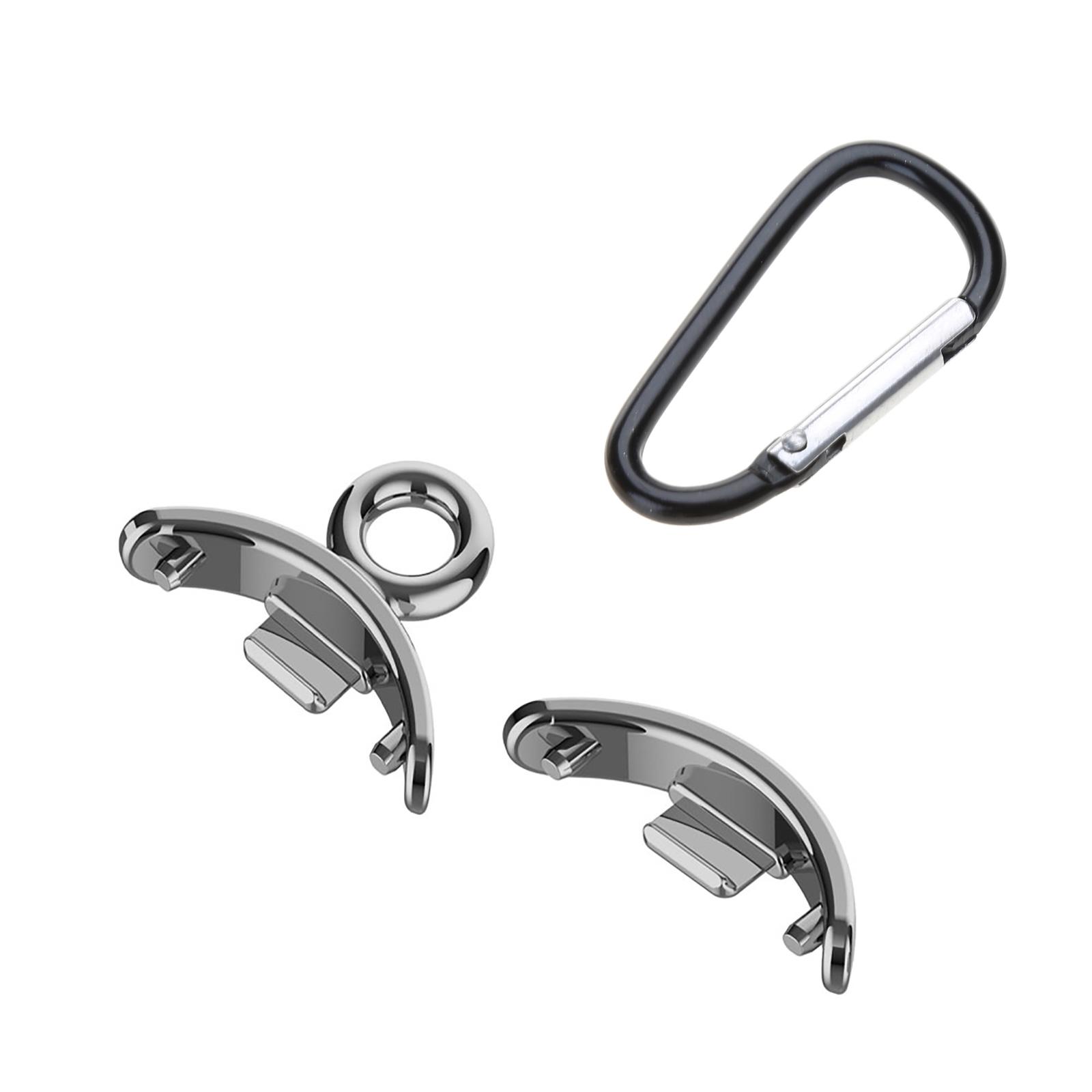 

Necklace for Mi-Band 8 Pendant Chain Buckle Hanging Chain Neck Bracelet Strap with Carabiner Wristband Watch Neck Decors срібний