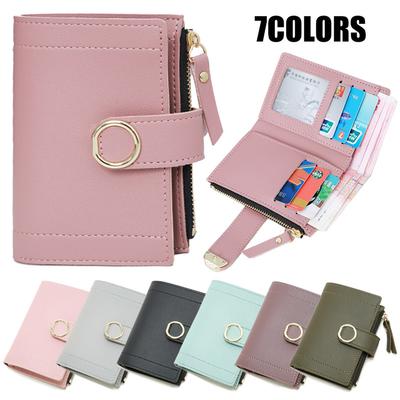 Frauen Geldbörsen Kleine Pu Leder Geldbörse Mode Frauen Damen Karte Tasche Weibliche Geldbörse Geld Clip Schlanke Brieftaschen