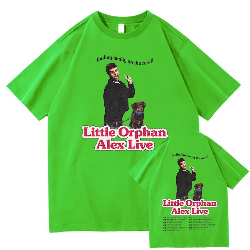 Little Orphan Alex Live Graphic TShirts Unisex Cotton T-shirt Casual Short Sleeve Harajuku Cotton Comfortable T shirt Streetwear 4XL