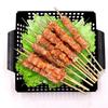 Non-Stick Coated Metal BBQ Pan Heat Resistant Roasting Fish Plate Grill Basket  Home Cooking
